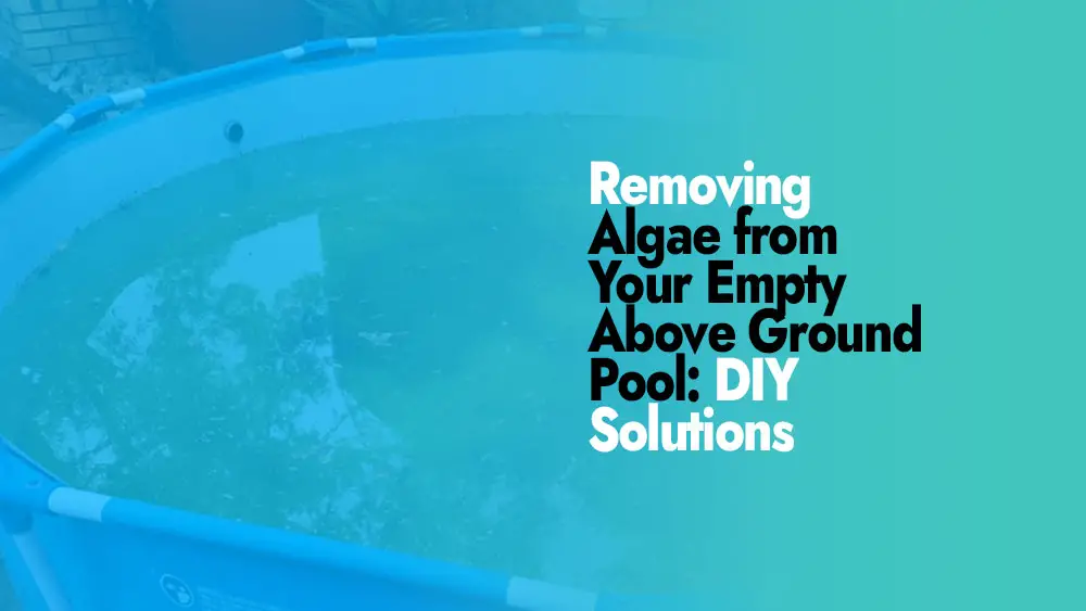 Remove Algae from an Empty Above Ground Pool