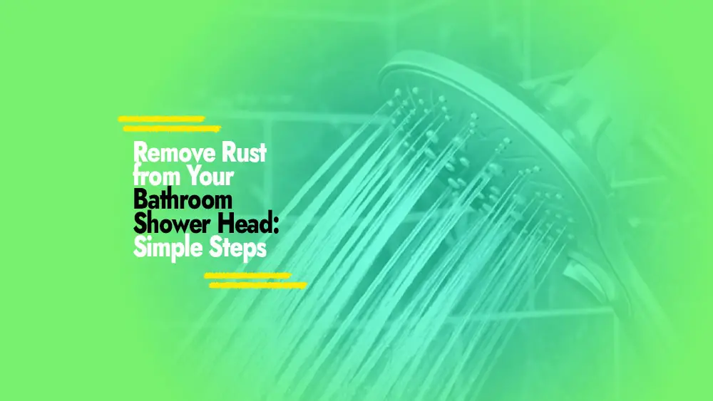 Removing Rust from Your Bathroom Shower Head
