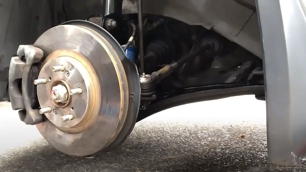 How to remove rust from brake rotors without removing wheel