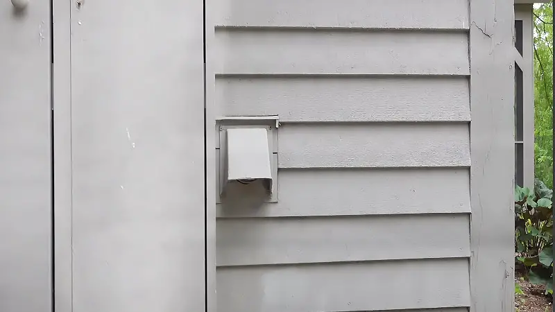 Clean dryer vent without going on roof