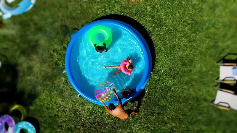How do i keep my inflatable pool water clean naturally