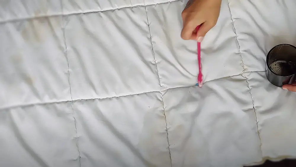 How to clean female squirt stains from mattress