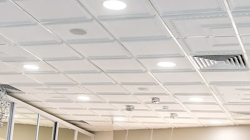 What is the best way to clean ceiling tiles