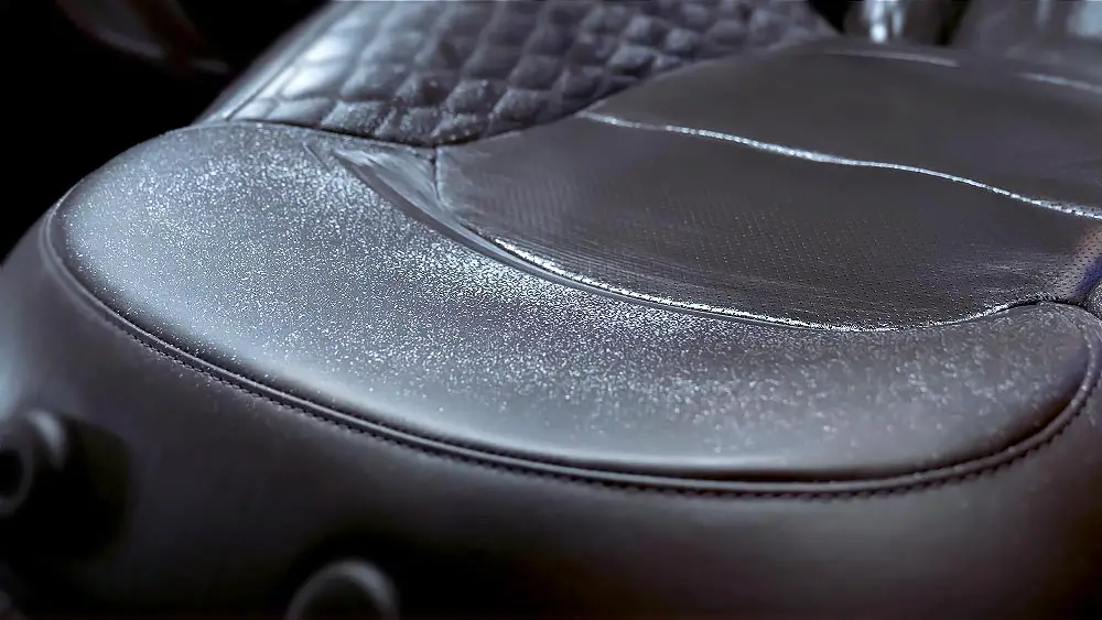 how to remove stains from perforated leather car seats