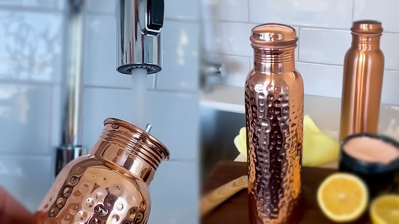 Clean Copper Bottle