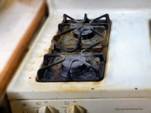 How to Clean Burnt Milk Off Stove