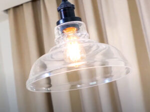 How to clean glass pendant lights