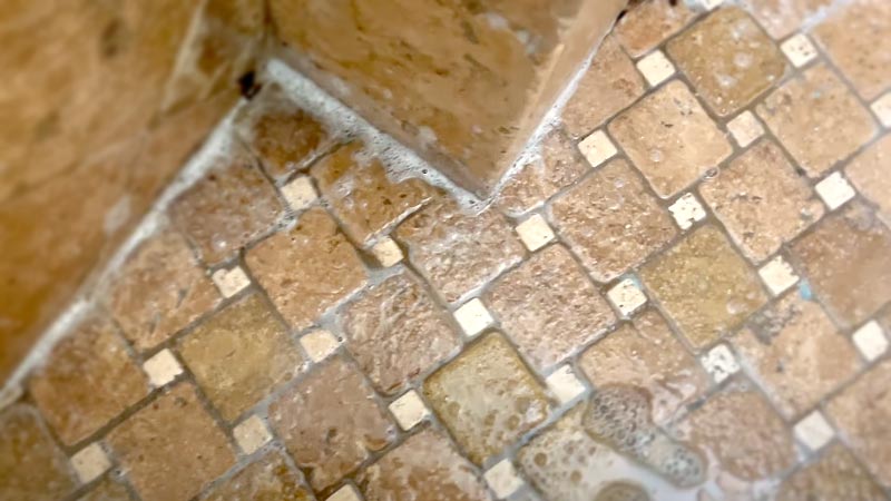 How to clean travertine stone in shower